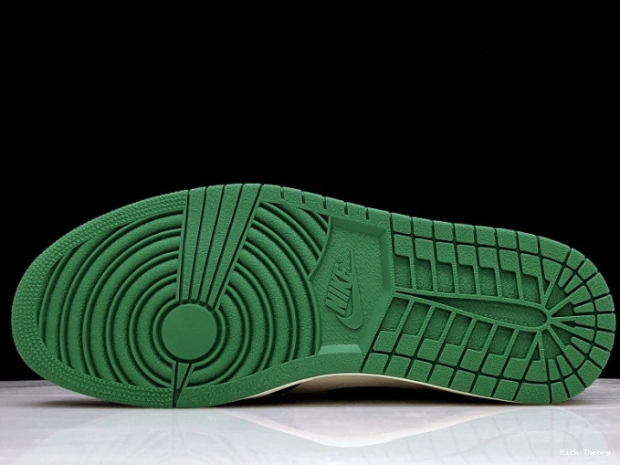 Kicktheory Green Pine NRG Jordan High 555088-302 1 Air OG Sail-Black 0727